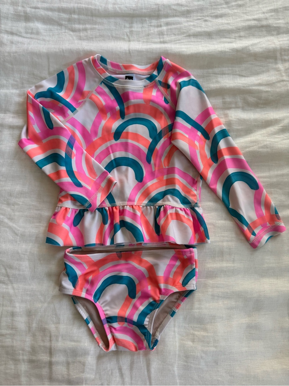 Tea Collection 2T Girls Long-Sleeve Rash Guard Set